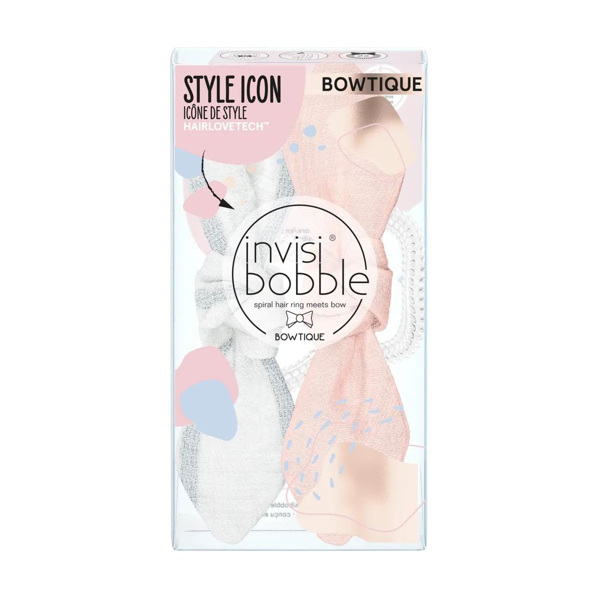 Резинка-браслет для волосся Invisibobble Bowtique Duo Nordic Breeze Lemming Go, 2 шт